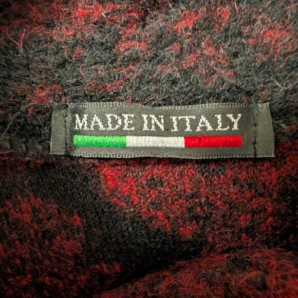 Made in Italy wool faux fur cape - Picture 9 of 10